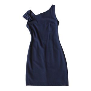 MNG Mango Navy Bow Dress. Size SX